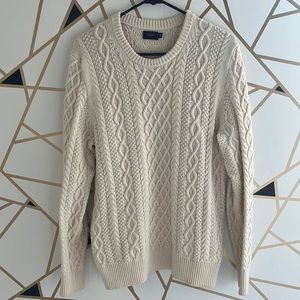 J Crew Factory fisherman sweater - medium